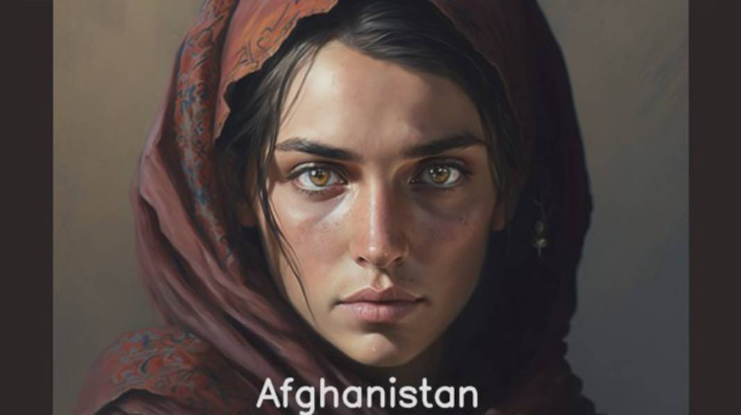 Yapay zekaya "Ülkeler güzel kadınlar olsaydı nasıl görünürlerdi?" diye sordular; işte sonuç! 40